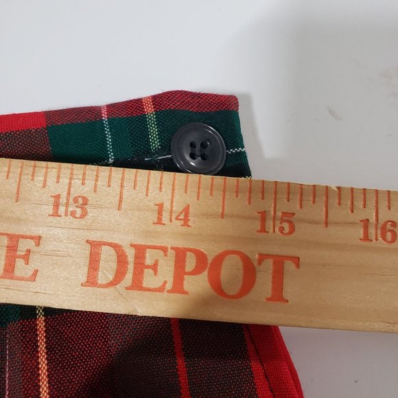 Vintage 90s Pendleton Knockabout Wool Plaid Skirt Tartan Red Christmas Womens 12 - Picture 11 of 12
